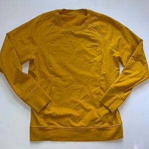 lululemon athletica Golden Yellow Sweatshirt